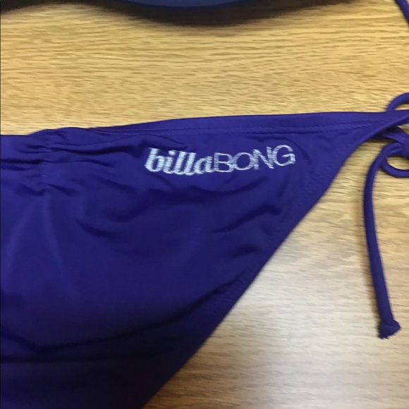 Billabong purple cheeky bikini bottom M top Hot Water NWT Both in great …shape - Picture 8 of 11